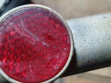 ZABYTKOWY ROWER ROMET REKORD BŁOTNIK TYŁ TYLNY ODBLASK ORYGINAŁ PRL