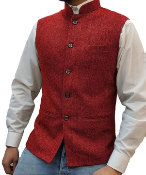 XS-5XL Mens Suits Vests Spring Autumn Single Breas