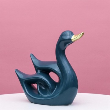 статуя лебедя современная керамическая статуэтка