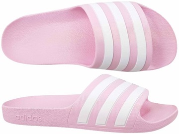 ADIDAS ADILETTE AQUA SHOWER KLAPKI PLAŻA BASEN RÓŻ