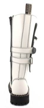 СТАЛЬНОЙ БЕЛЫЙ ГЛАНС С ЧЕХЛОМ ДЛЯ НОЖА И РЕМЕШКАМИ 20 ОТВЕРСТИЙ