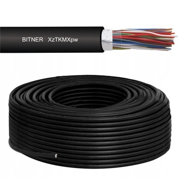 Kabel TELEFONICZNY ziemny DOMOFONOWY żel XzTKMXpw 6x2x0,8 = 12x0,8 1m