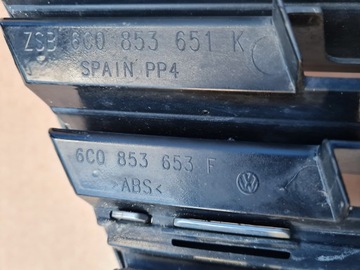 VW POLO LIFT 6C РЕШЕТКА 6C0853651K ЦЕНТРАЛЬНАЯ РЕШЕТКА