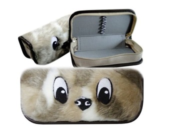 СЛЕД ДЛЯ СОБАКИ, ТВЕРДЫЙ, ПАЛЬСКИЙ МЕХОВЫЙ ЧЕХОЛ-КАРАНДАШ