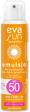 EVA SUN Sensitive emulsja do opalania SPF50 120