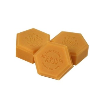 Mydło naturalne miodowe z Pyłkiem 100g Delikatne