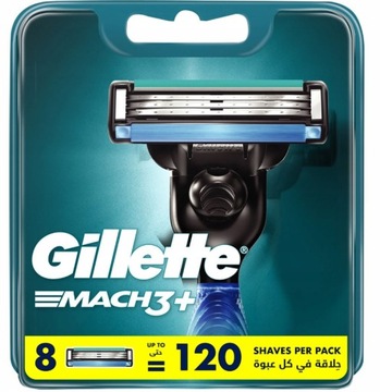 GILLETTE MACH3 WKŁADY 8szt