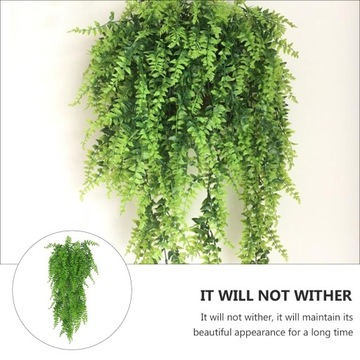 ИСКУССТВЕННЫЕ РАСТЕНИЯ ИСКУССТВЕННЫЕ ЛИСТЬЯ 2 ШТ. РАСТЕНИЯ, ВИСЯЩИЕ НА СТЕНЕ