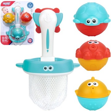 НАБОР ИГРУШЕК ДЛЯ ВАННЫ ИГРУШКИ ДЛЯ РЫБАЛКИ ВОДЫ ВОДНЫЙ ВУПИ
