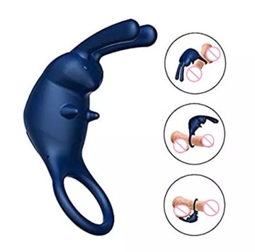 Sex Toys For Men Penis Ring Vibrator With Rabbit