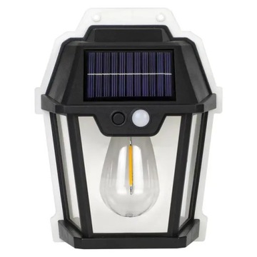 LAMPA SOLARNA LED 12W Kinkiet Solarny Ozdobny Zewnętrzny HW 999-1W