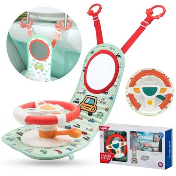 KIEROWNICA INTERAKTYWNA DO SAMOCHODU ZESTAW MAŁEGO KIEROWCY WOOPIE BABY