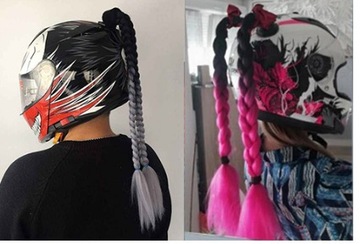 БРИТАНСКИЙ ВОЛОС ШЛЕМ МОТОР НОРА ЧЕРНЫЙ ЛУК