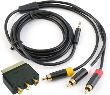 KABEL AV PRZEWÓD ORYGINALNY XBOX 360 E COMPOSITE
