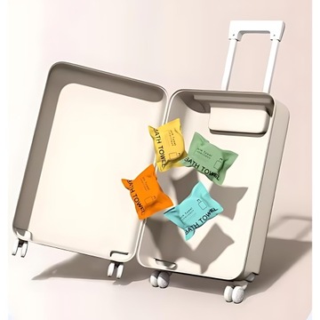 RĘCZNIK BAWEŁNIANY SKOMPRESOWANY ROSNĄCY POD WODĄ NIETOKSYCZNY BIO 140X70