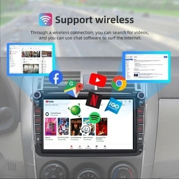 РАДИО 2DIN ANDROID GOLF 5 V 6 VI VW PASSAT B6 B7 TIGUAN TOURAN CARPLAY WIFI