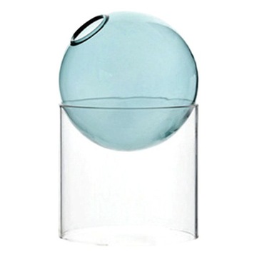 Art Clear Okrągły szklany wazon Tabletop