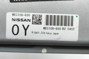 JEDNOTKA MOTORU ECU NISSAN 370 Z COUPE (Z34) MEC108830 3.7L GASOLINE 253KW