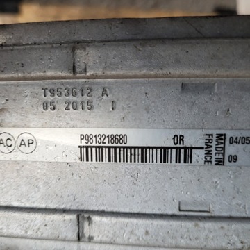 CHLADIČ INTERCOOLER PEUGEOT 308 T9 II GT 1.6 THP 9813218680 225KM