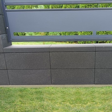 Блок заборный 50х20х20 ПРО+ графит