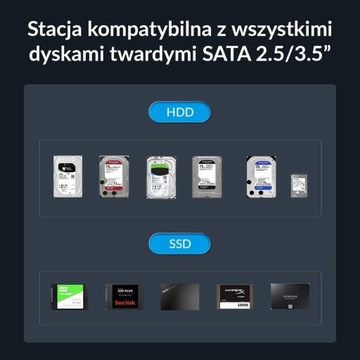 Док-станция Orico 8828C3-EU-BK-BP 2xSATA 3,5