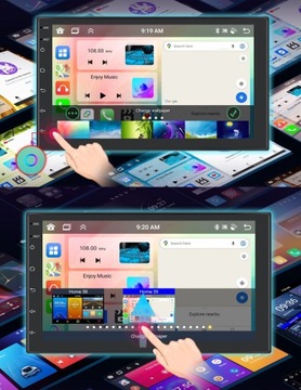 RADIO SAMOCHODOWE 2 DIN ANDROID AUTO CARPLAY 4GB/64GB ANDROID 13 RDS DSP