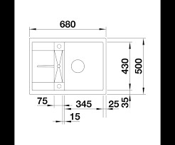 Blanco METRA 45S Компактная мойка 519565 белый + сифон