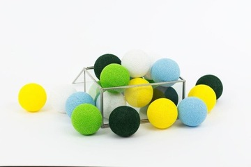 Zestaw lampek Cotton Balls Grassland 10 kul
