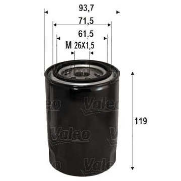 VALEO 586090 FILTR OLEJE