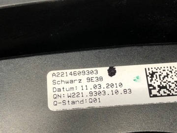 РУЛЕВОЕ КОЛЕСО Mercedes S-Class w221 w221 a2214609303