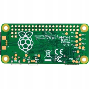 Одноплатный микрокомпьютер Raspberry Pi Zero, 1 ГГц, 512 ОЗУ, 40 контактов, GPIO