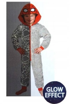 СВЕТЯЩИЙСЯ ПИЖАМНЫЙ КОСТЮМ ЧЕЛОВЕКА-ПАУКА 122-128
