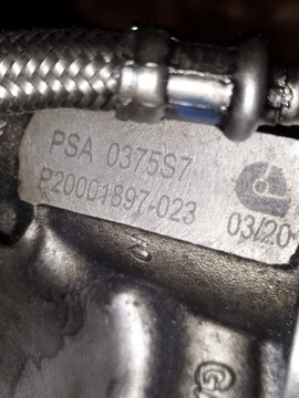 CITROEN DS4 DS5 C5 2.0 HDI RH02 163KM TURBO PSA 0375S7