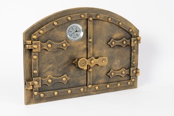 Чугунная дверца для печи-коптильни для пиццы и хлеба