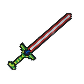 СВЕТОВОЙ САБ MINECRAFT ИЗ ИГРЫ ДЛИННЫЙ ЗВУК ПОДСВЕТКИ ГРАФИКА ЦВЕТНЫЕ СВЕТОДИОДЫ