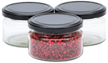 12x SŁOIK SZKLANY 250 ml Słoiki do Przetworów Dżemów Słoik na Przyprawy