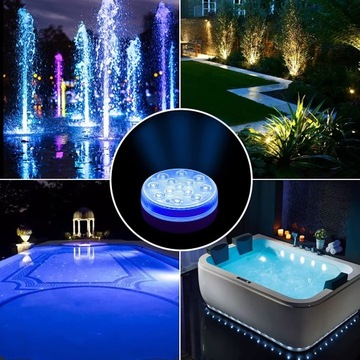 Водонепроницаемый подводный светильник для бассейна, 13 светодиодов