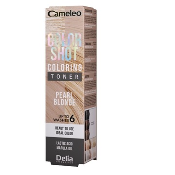 DELIA Питательный тоник для волос CAMELEO Color Shot, 60 мл ЖЕМЧУЖНЫЙ БЛОНДИНК