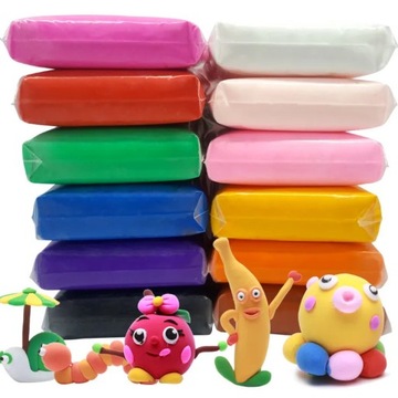 ПЛАСТИН ПОЛИМЕРНАЯ ПЕНА ДЛЯ МОДЕЛИРОВАНИЯ МАССА ПЕННАЯ ГЛИНА 12 шт.