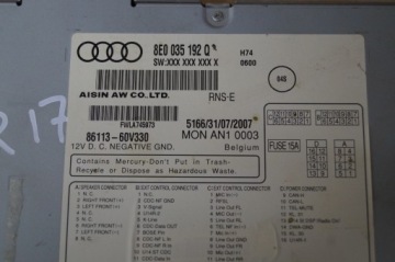 РАДИОНАВИГАЦИЯ AUDI NAVIGATION PLUS A4 B6 B7