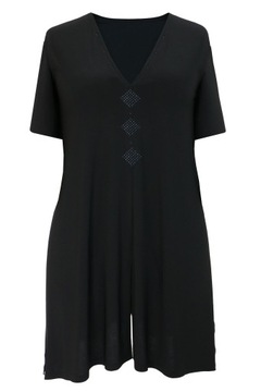 elegancka długa TUNIKA wyszczuplająca 4XL 58 60