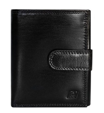 Portfel skórzany z ochroną kart RFID STOP - UNISEX