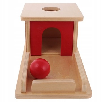 Pudełko do dopasowywania piłek Montessori