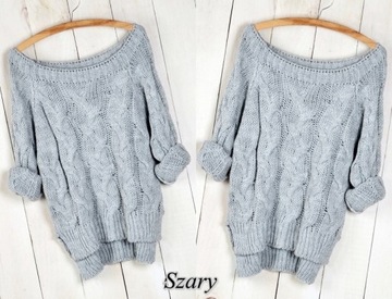 ТЕПЛЫЙ АСИММЕТРИЧНЫЙ СВИТЕР С КРЕДОМ W5