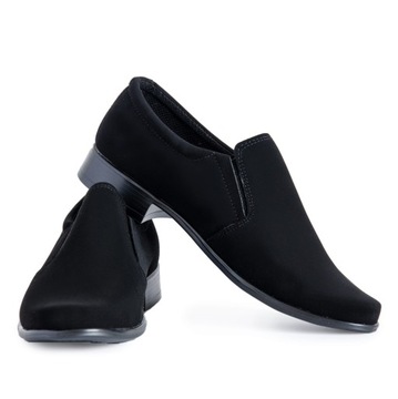 Buty komunijne chłopięce czarne KBC-027 35 eleganckie 24,7 cm