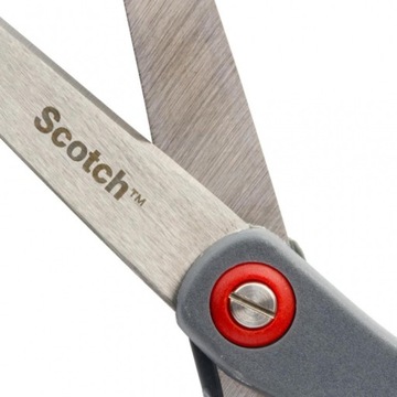 Nożyczki biurowe Scotch 20.5cm czerw-czarny