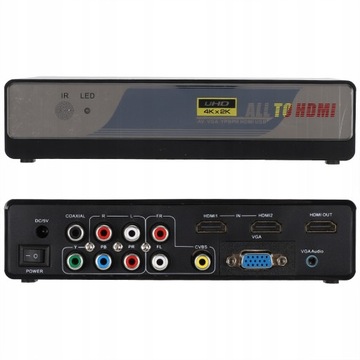 100-240V HDMI 4K Scaler Converter Box Obsługa
