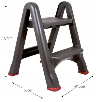 СКЛАДНАЯ ЛЕСТНИЦА ДЛЯ ИЗОГНУТОГО ТАБУРА 150 КГ