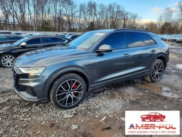 Audi Q8 SUV 3.0 55 TFSI 340KM 2022 Audi Q8 2022r., Premium Plus S-line, 3L, od ubezpieczalni 3.0 Benzyna 340KM