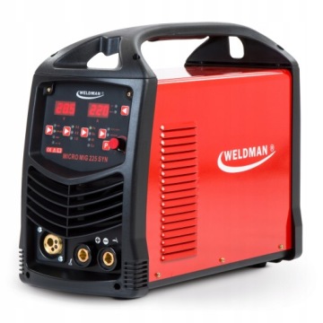 ПОЛУАВТОМАТИЧЕСКИЙ WELDMAN MICRO MIG 225 SYNERGY MMA TIG 230В 220А 3В1